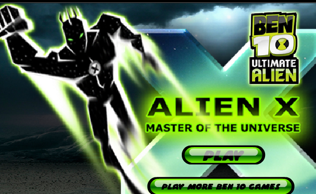 Игра Бен 10 игры - Alien X - Master Of The Universe