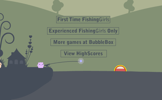 Игра Играть в Рыбалку с девочкой онлайн