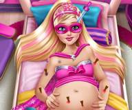 Барби Супер Принцесса:Беременная Супер Барби в скорой помощи