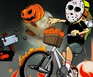 Гонки на велосипедах:Газетный мальчик Хэллоуин