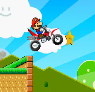 Игра Марио на мотоцикле 2