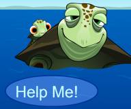 В поисках Немо:Помоги черепахе