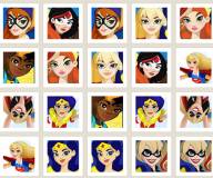DC Super Hero Girls:Найди картинки с героями ДиСи