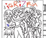 DC Super Hero Girls:Раскраска Супе хиро герлз