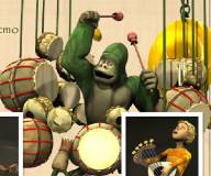 Мультики:Игра на барабанах