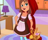 Игры для девочек:Красная шапочка Приключение в лесу