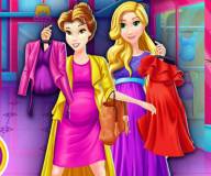 Принцессы Диснея:Беременные принцессы на шоппинге в молле