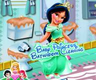 Уборка:Жасмин убирает ванную комнату