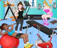 Спортзал и фитнес:Принцессы Дисней в спортзале