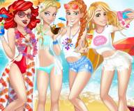 Принцессы Диснея:Вечеринка принцесс на пляже