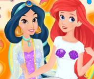 Принцессы Диснея:Жасмин и Ариэль на летних каникулах