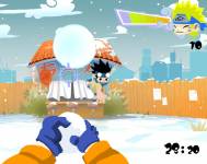 Аниме игры:Снежки с Наруто
