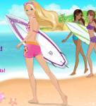 Игры для девочек:Барби на пляже