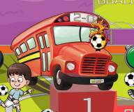 Автобусы:Припаркуй автобус с футбольными фанатами