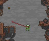 Игры для детей:Языкастая лягушка ловит мух