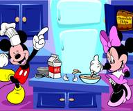 Микки Маус:Микки и Минни Маус готовят печенье