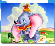 Игры для детей:Пазл слоненок Дамбо