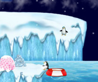 Игры с животными:Замок пингвинов