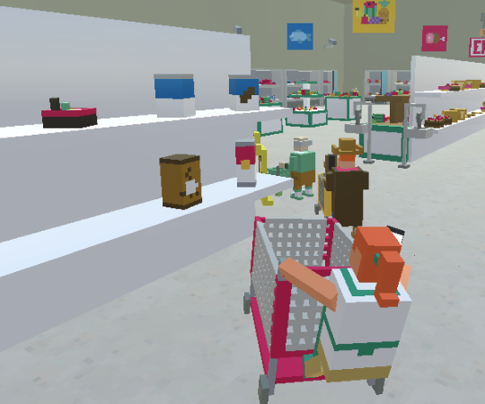 Игра Супер шоппинг в Майнкрафт магазине