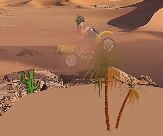 Игра Бакуган гонки в пустыне