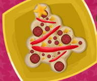 Игры на Новый год:Новогодняя пицца