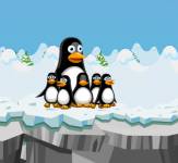 Игры для девочек:Приключение пингвина