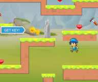 Игры для детей:Синий мальчик спасает подругу