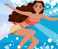 Принцесса Моана:Моана инцидент на серфинге
