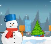 Игры на Новый год:Снежки и подарки
