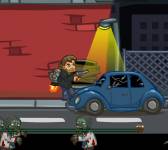 Игры про зомби:Реактивный ранец и зомби