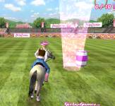 Игры про лошадей:Барби на лошадях