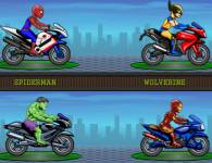 Гонки на мотоциклах:Супергерои Марвел