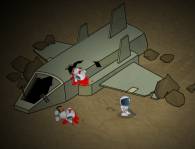 Игры стрелялки:Космонавт против пришельцев
