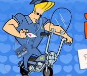 Гонки на мотоциклах:Джони Браво почтальон