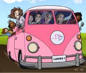 Гонки для девочек:Дамский фургончик