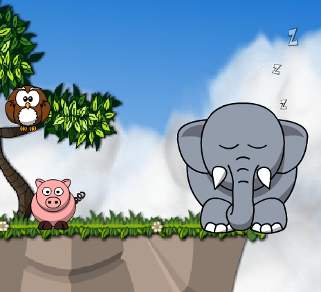 Игра Разбуди слона
