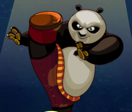 Игра Кунгу-фу панда против зомби