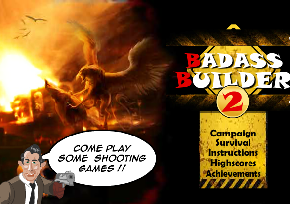 Игра Стрелялка Badass Builder 2