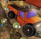 Давить зомби на грузовике
