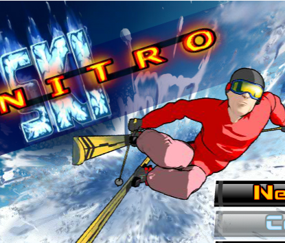 Игра Нитро лыжник