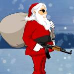 Игры стрелялки:Санта мочит зомби 2