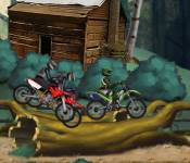 Гонки на мотоциклах:Мотокросс в лесу