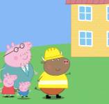 Свинка Пеппа строит дом