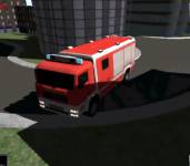 Парковка пожарной машины 3D