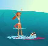 Серфинг:Серфенгистка