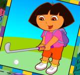 Даша играет в гольф
