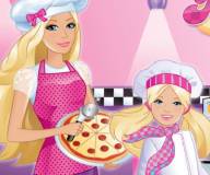 Барби готовит пиццу