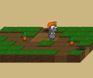 Игры с животными:Крот собирает морковку