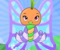 Игры для детей:Одень бабочку