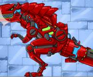 Динозавры роботы:Дино робот 1: Тираннозавр Рекс красный